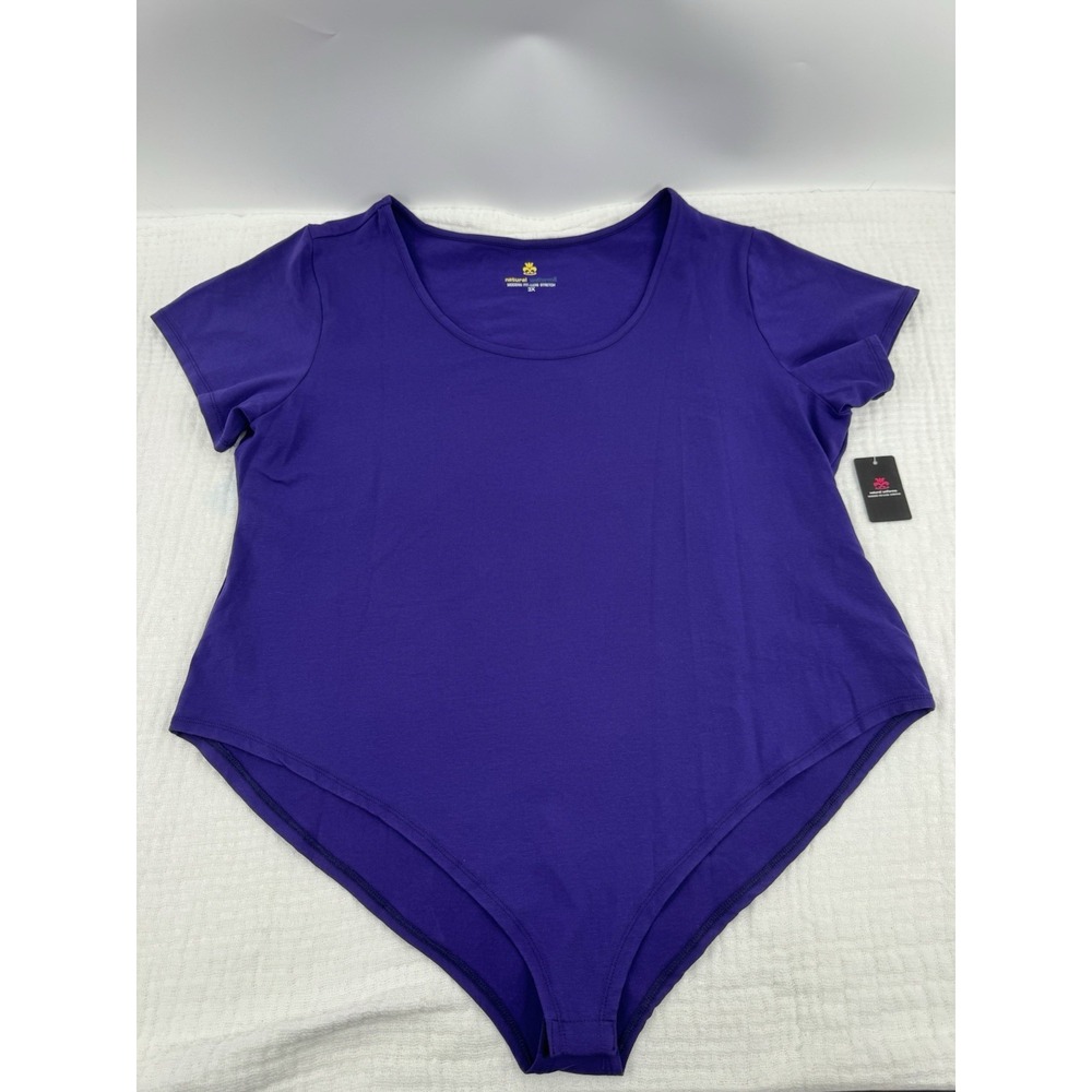 Natural Uniforms Modern Fit Luxe Stretch Short Sleeve Round Neck Body Suit 3x
